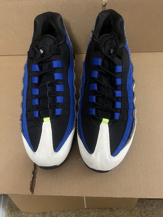 Size 10 - Nike Air Max 95 SE Double Swoosh - Black Game Royal